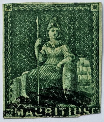 Mauritius scarce 1858 green - mauritius,
