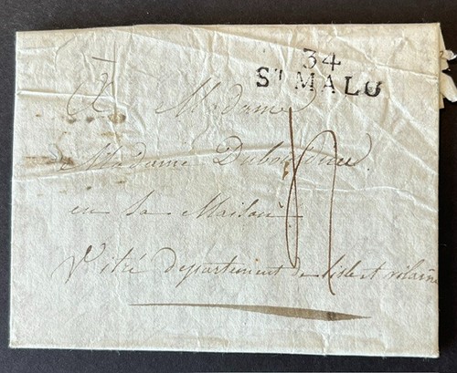 Mauritius 1821 entire letter - 1821,,